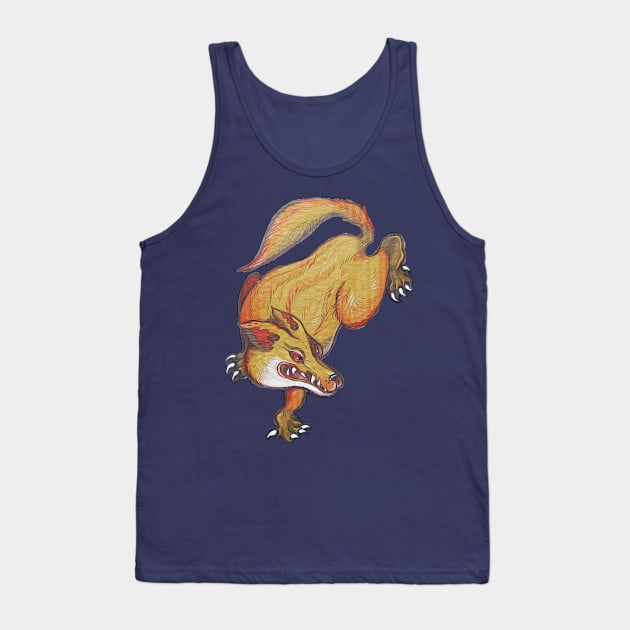 Fantastic Fox Tank Top by AmeUmiShop